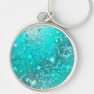 Chaveiro Fundo do Mint Turquoise Foil
