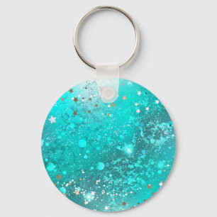 Chaveiro Fundo do Mint Turquoise Foil