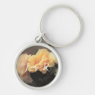 Chaveiro fundo floral do vintage da arte em cores pastel