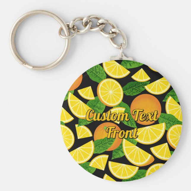 Chaveiro Fundo Laranja (Frente)