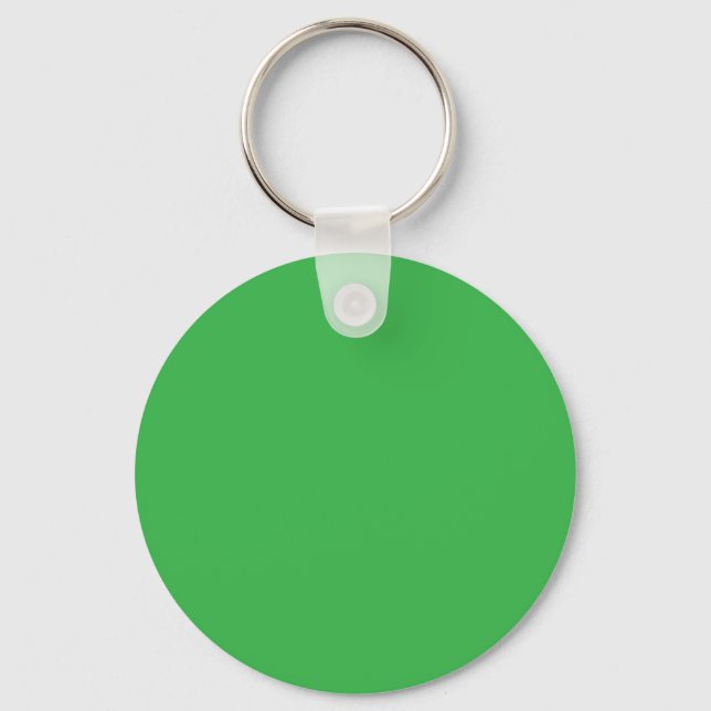 Chaveiro Fundo verde brilhante sólido (Verso)