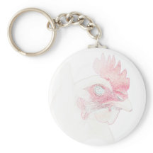 Funky Chicken Hen Rooster Head