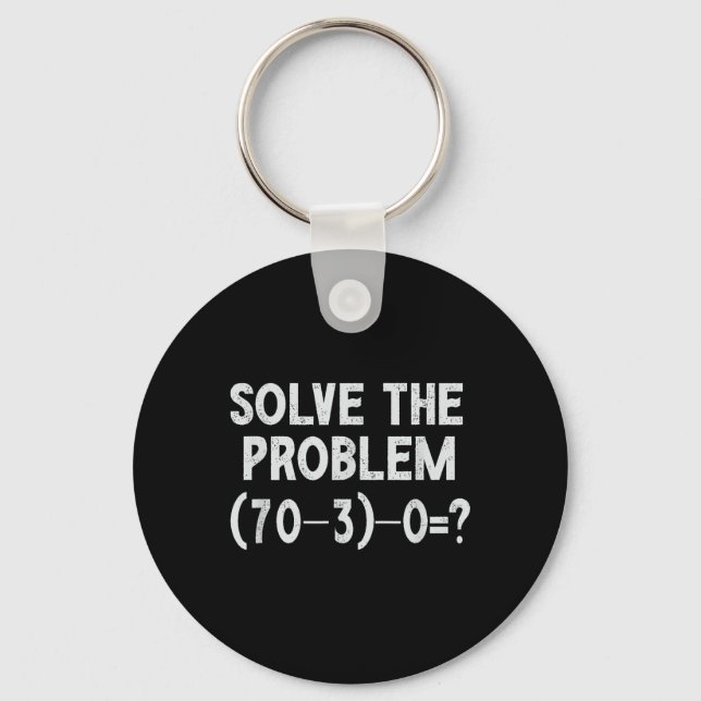 Chaveiro Funny 67 Meme Pemdas Elementary Math Teacher Brain (Frente)