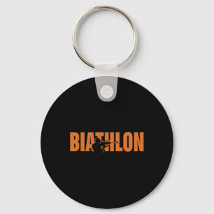 Chaveiro Funny Biathlon Biathlete Saping Skiting Target Sp