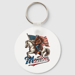 Chaveiro Funny Bigfoot Merica Usa Mullet Byndana Horse Ridi