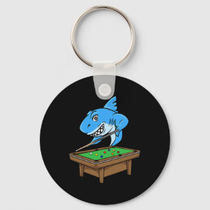 Chaveiro Funny Billiards Piscina Shark Hall Piada Billi