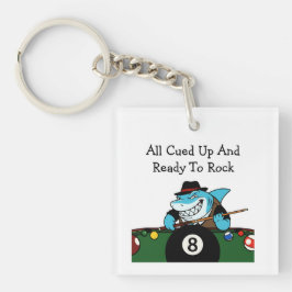 Chaveiro Funny Billiards Pool Hall Theme Keychains