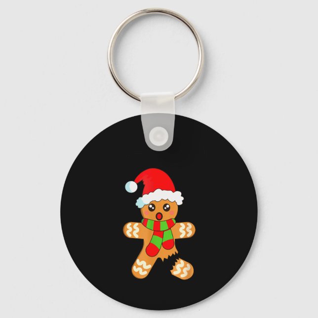 Chaveiro Funny Christmas Gingerbread Man Cookie Oh Snap  (Frente)