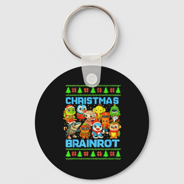 Chaveiro Funny Christmas Italian Brain Rot Italian Brainrot (Frente)