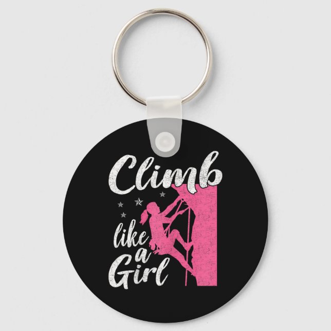 Chaveiro Funny Climbing Lover Graphic For Women And Girls C (Frente)