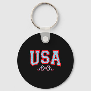 Chaveiro Funny Coquette Usa Arco Americano Bonito 4 De Julh