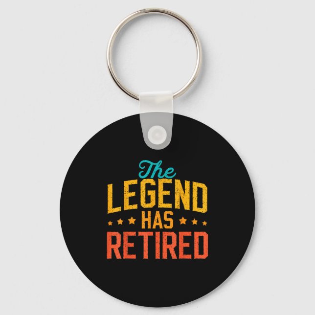 Chaveiro Funny Dad Grandpa Retirement The Legend Has Retire (Frente)