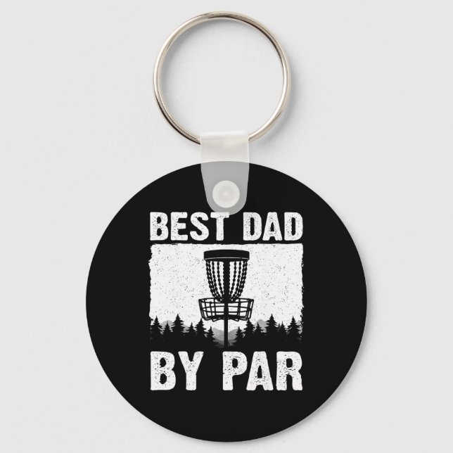 Chaveiro Funny Disc Golf Art For Men Dad Disc Golf Player D (Frente)