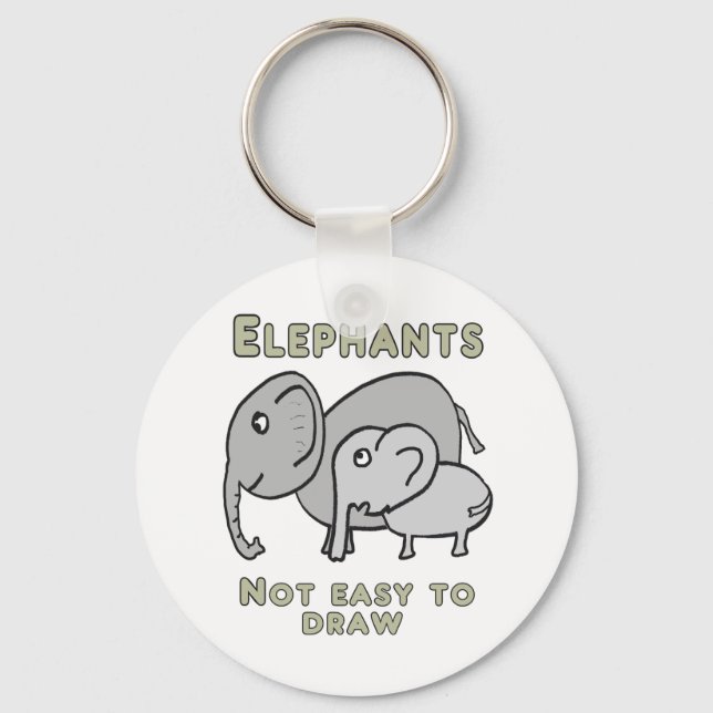 Chaveiro Funny Elephants (Frente)