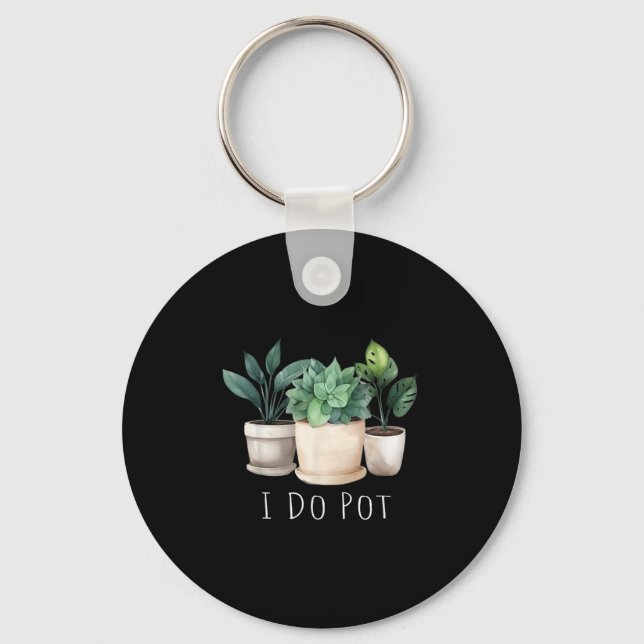 Chaveiro Funny Gardening Designs I Do T Garden - Uni-adults (Frente)