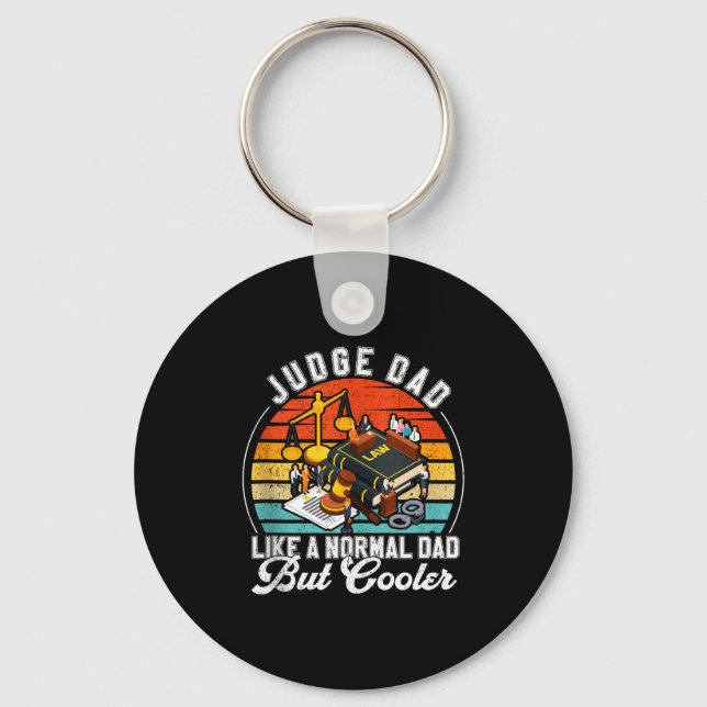 Chaveiro Funny Judge Gift Judge Dad Judge Top Judge Gift Ta (Frente)