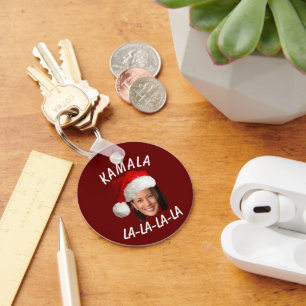 Chaveiro Funny Kamala Harris Face Papai Noel Natal
