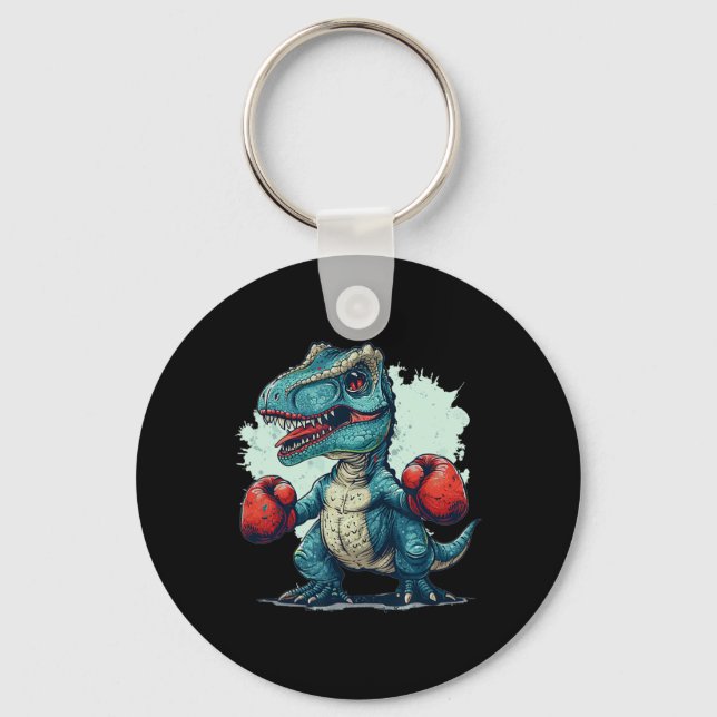 Chaveiro Funny Kids Boxing Dinosaur With Boxing Gloves Cost (Frente)