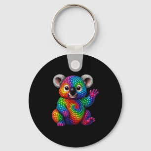 Chaveiro Funny Koala Amava Bolinhas Felizes Dot Day Girls
