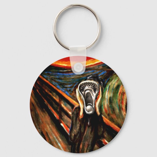 Chaveiro Funny Lacrosse Sports (Frente)