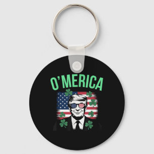 Chaveiro Funny Omerica American Flag Donald Trump Rua