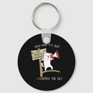 Chaveiro Funny Pilot Air Traffic Controller Staten