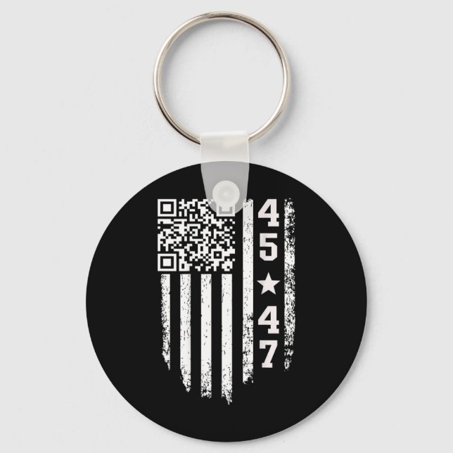 Chaveiro Funny Qr Presidente Trump 4547 Trump Dancing Code (Frente)