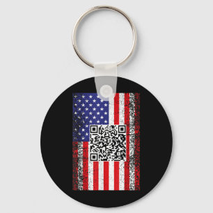 Chaveiro Funny Qr Presidente Trump Code Dance