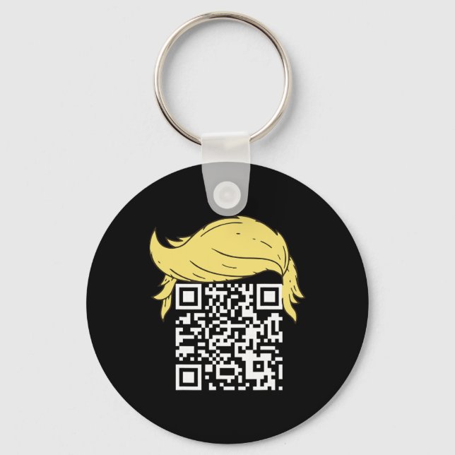 Chaveiro Funny Qr Presidente Trump Dance Code 2 (Frente)