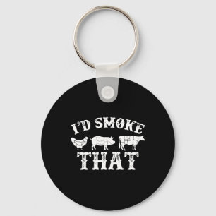 Chaveiro Funny Retro Party Smoker Chef Pai Gift I d Smo