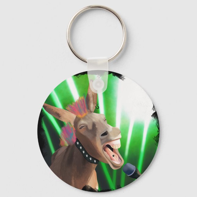 Chaveiro Funny Rockstar Donkey (Frente)