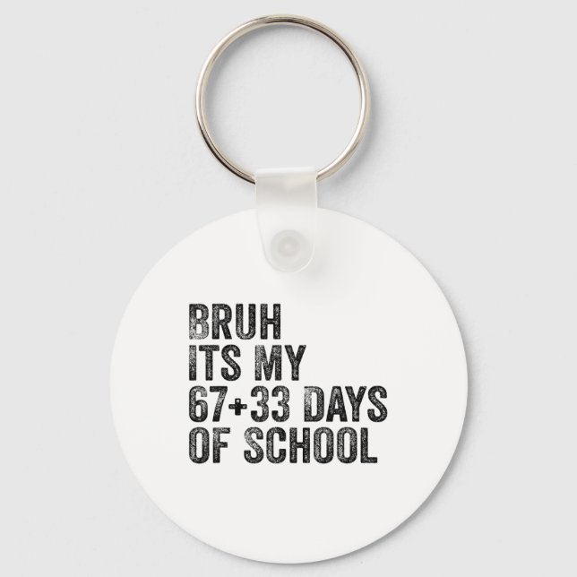 Chaveiro Funny School Countdown Student Teacher Clroom Humo (Frente)