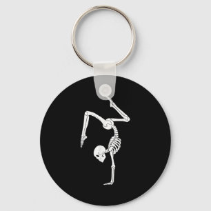 Chaveiro Funny Skeleton Gymnastics Halloween Costume Soky G
