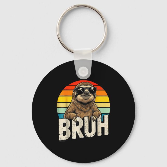 Chaveiro Funny Sloth Graphic Meme Lover Bruh Sloth Lovers  (Frente)