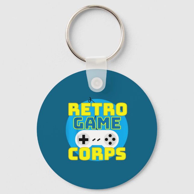 Chaveiro Funny Srt Game Lover Quote Retro Game Corps Basic  (Frente)