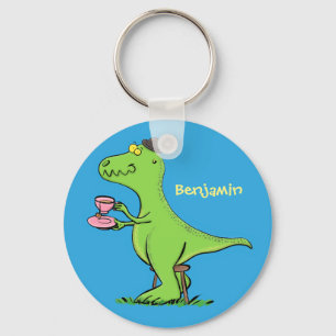 Chaveiro Funny T rex dinosaur cartoon