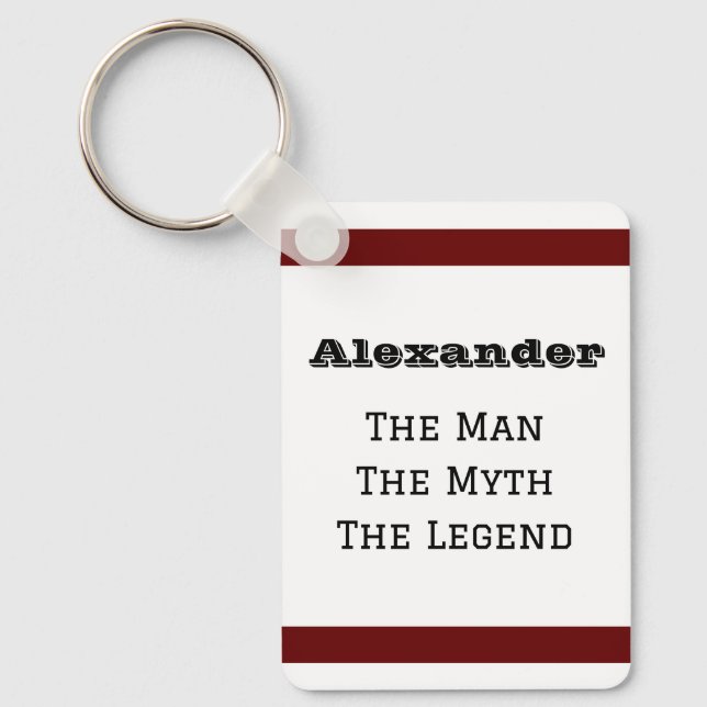 Chaveiro Funny The Man The Myth The Legend Quote (Frente)