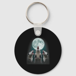Chaveiro Funny Three Possum Moon _ 3 Ogambm E Morto Moon