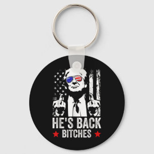 Chaveiro Funny Trump 2024 Hes Back Es Trump 2025