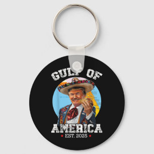 Chaveiro Funny Trump Golfo Da América Dos Eua 2025 Trump