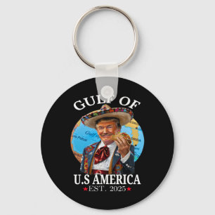 Chaveiro Funny Trump Golfo Dos Eua América 2025 Trump Merch