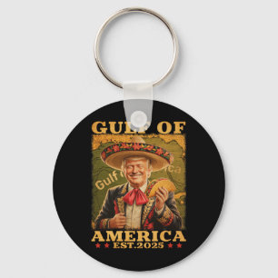 Chaveiro Funny Trump Golfo Dos Eua América 2025 Trump Merch