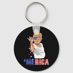 Chaveiro Funny Trump Salt Merica Freedom 4 De Julho Oferece