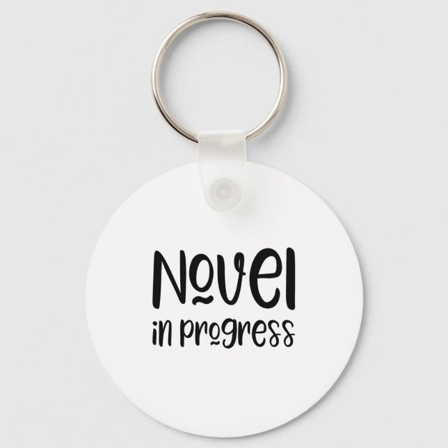 Chaveiro Funny Writer Slogan  (Frente)