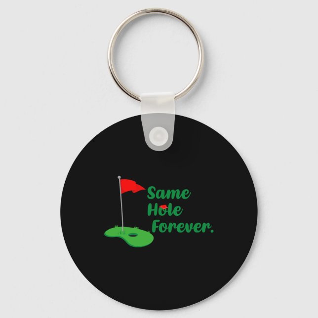 Chaveiro Furo Sempre Golfe Festa de Despedida de Solteiro (Frente)