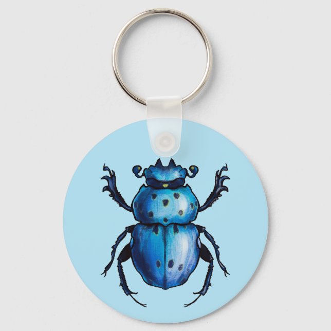 Chaveiro Fusca Fusca Fusca Fusca Código QR Insetos Entomolo (Frente)