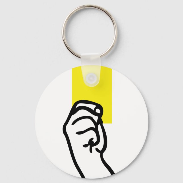 Chaveiro Futebol amarelo (Frente)