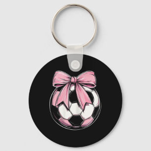 Chaveiro Futebol Byll Rosa Coquette Laço Fita Delicada Meni