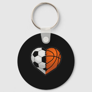Chaveiro Futebol Bysketbyll Byll Coração Amante do Esporte