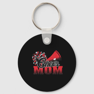 Chaveiro Futebol Chee Mãe Red Black Pom Leopard 1